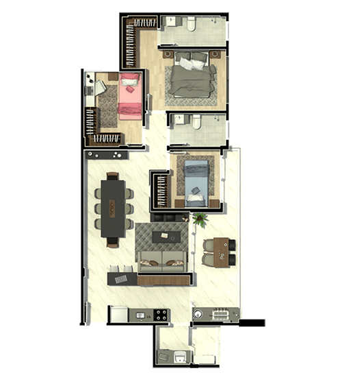 Petra Living Planta Carrara